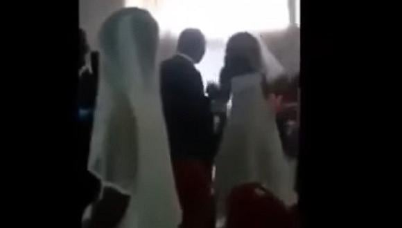 YouTube: amante interrumpe boda luciendo el mismo vestido que la novia (VIDEO)