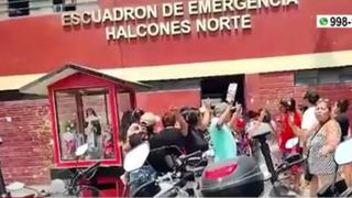 Comas: vecinos en contra que escuadrón “Los Halcones” abandone local municipal | VIDEO 