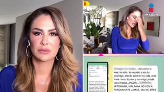 Ninel Conde revela los espeluznantes mensajes que le mandaba su expareja Giovanni Medina: “Mil veces maldita” | VIDEO 