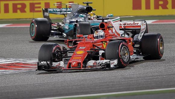 Fórmula 1: Sebastian Vettel gana en Bahréin por delante de Lewis Hamilton 