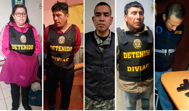 Capturan delincuentes