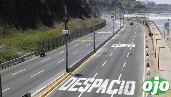 Cierre de principales vías de Lima rige del jueves al domingo 4 de abril. (Foto: Eduardo Cavero/GEC)