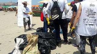 Barranco: limpian playas Los Yuyos y Las Sombrillas y recogen esta cantidad de basura