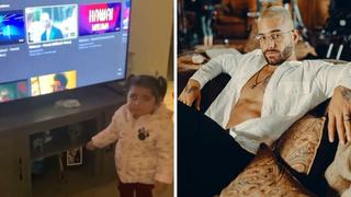 Maluma comparte divertido clip de niña que quiere escuchar “Hawái” | VIDEO 