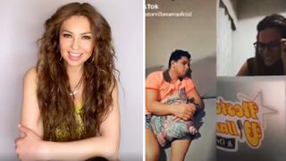 Flor Polo y Nestor Villanueva hacen divertido Tik Tok de Thalía en la cuarentena | VIDEO