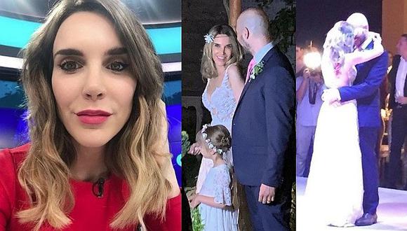 Juliana Oxenford comparte tierno momento de su boda con el papá de su hija (FOTOS)
