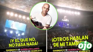 Gian Marco llora en concierto en Huancayo por críticas: “El que quiera, que me quiera” | VIDEO 
