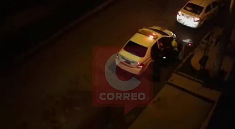 Huancayo: Pareja golpea y patea a policías en puerta de hotel [VIDEO] 