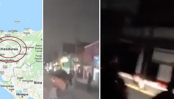 Terremoto en Honduras: difunden videos de cómo se vivió movimiento de 7.6 grados