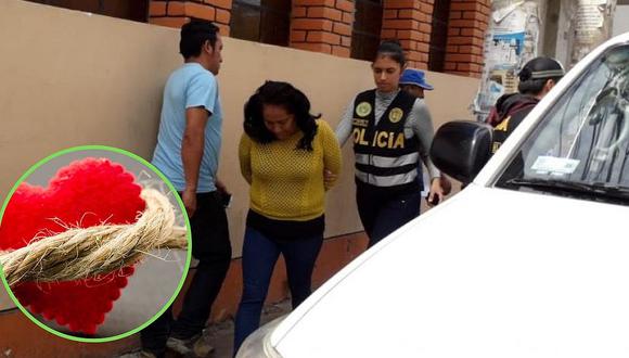 Detienen en Chiclayo a mujer que extorsionó a "brujo" porque no funcionó el "amarre" 