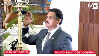 Daniel Barragán Coloma jura como nuevo ministro de Defensa en reemplazo de Richard Tineo