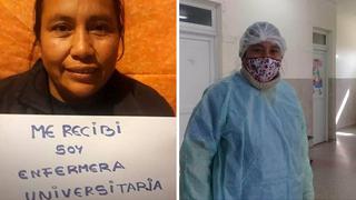 Mujer cumple su sueño y se gradúa como enfermera a sus 43 años en plena pandemia | FOTOS