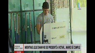 Mario Hart fue a votar y dice que apoyará a presidente electo  