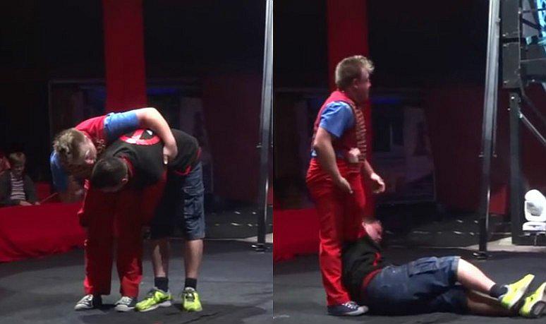 YouTube: Hombre casi muere por este peligroso truco de un payaso [VIDEO]