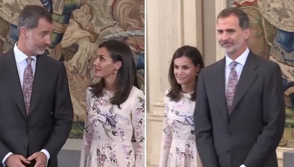 Tenso momento entre la reina Letizia y el rey Felipe se hace viral│VIDEO
