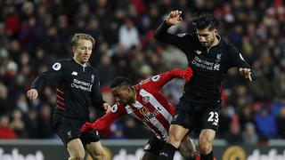 Premier League: Liverpool empata 2-2 con Sunderland y pierde ritmo