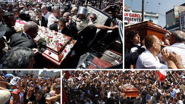 El cortejo fúnebre de Alan García en Cercado de Lima resumido en 25 fotografías
