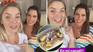 Thaísa Leal y María Pía Copello preparan ceviche peruano en Brasil | VIDEOS