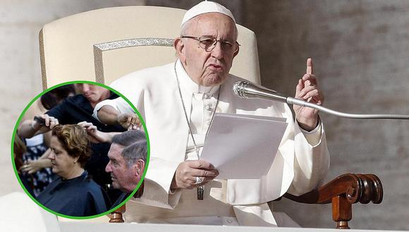 Papa Francisco pide a peluqueros no "chismorrear" cuando trabajan