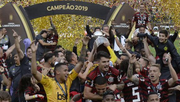 Flamengo se coronó campeón de la Copa Libertadores 2019 tras vencer 2-1 a River Plate. (Foto: AFP)