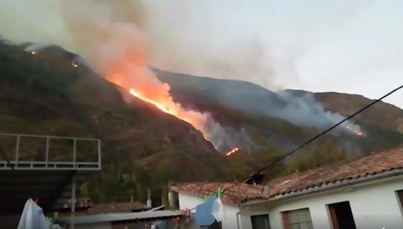Cusco: COER controla incendio forestal en San Salvador que destruyó más de 60 hectáreas
