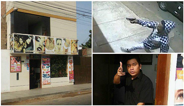 Chorrillos: delincuente intenta robar barbería pero le cierran la puerta en la cara (VIDEO)
