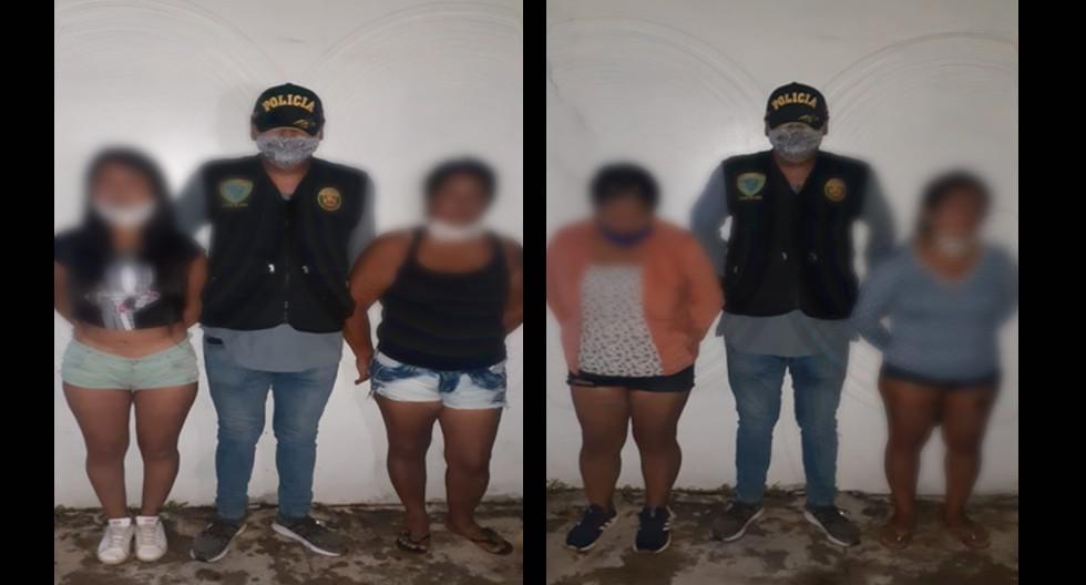 Madre de Dios. Los vecinos alertaron que en tres viviendas funcionaban prostíbulos clandestinos. (PNP)