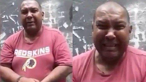 Delincuente rompe en llanto y ruega perdón por robar (VIDEO)