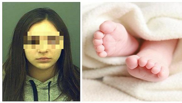 Joven de 17 años apuñala y mata a su bebé minutos después de dar a luz (FOTOS)
