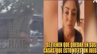 Tilsa Lozano rompe cuarentena y recibe en su casa a Jackson Mora