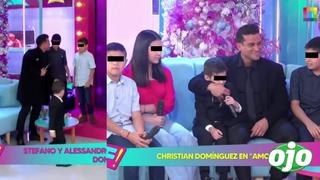 Christian Domínguez: Camila, Valentino e hijos de Leonard León lo sorprenden por Navidad