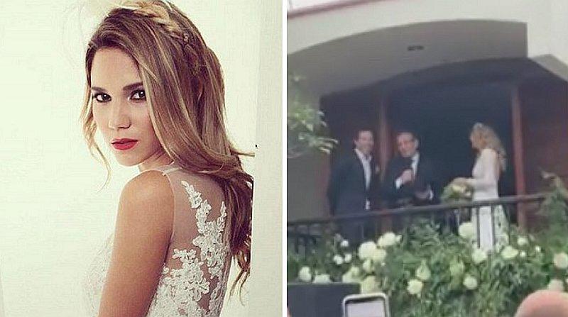 María Grazia Gamarra muestra su anillo de matrimonio una semana después de su boda | VIDEOS
