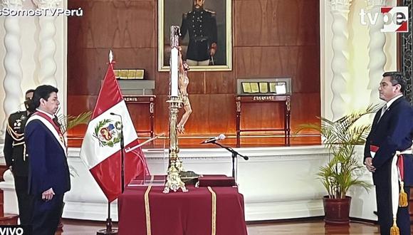 Willy Huerta Olivas es el sétimo ministro del Interior en lo que va del gobierno del presidente Pedro Castillo. (Foto: Captura TV Perú)