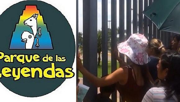 Parque de las Leyendas: público asado por sorpresivo cierre (VIDEO)