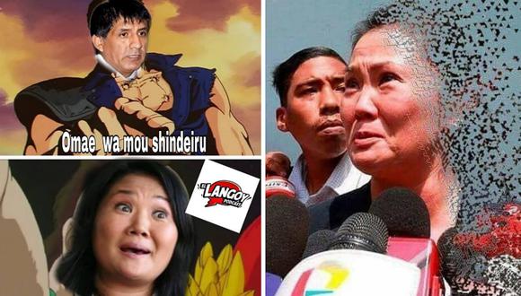 Internautas inundan de memes tras saber la prisión preventiva de Keiko Fujimori