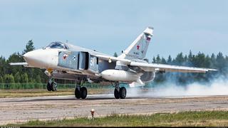 Ucrania se tumba bombardero ruso Sukhoi Su-24M en medio de cruenta batalla de Bajmut