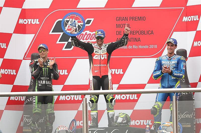 ​MotoGP: Crutchlow gana carrera de escándalo en Argentina (VIDEO)