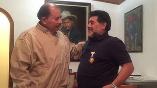 Maradona recibe máxima condecoración que otorga gobierno de Nicaragua 