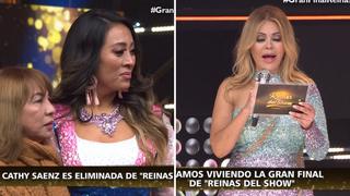 Cathy Sáenz llora al ser eliminada de “Reinas del Show”│VIDEO