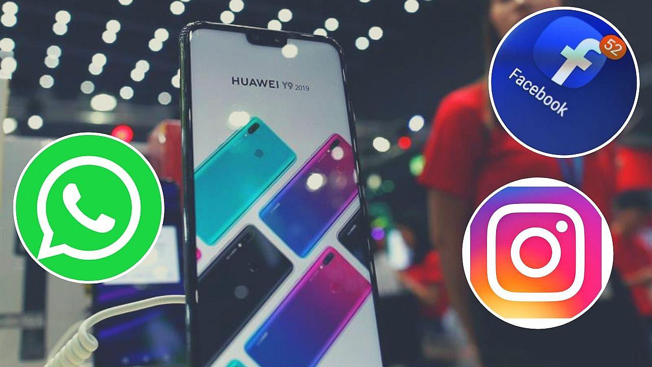Huawei: Facebook, WhatsApp e Instagram ya no vendrán preinstalados en teléfonos de esta marca