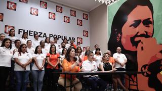 Martha Chávez explica por qué Keiko Fujimori no acompaña a sus candidatos al Congreso 