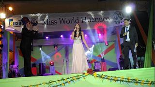 Georgette Cárdenas: Le lanzan estos piropos en el Miss World Huánuco 2016  