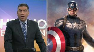 Noticiero confunde escena de película 'Capitán América' y la presenta como real (VIDEO)