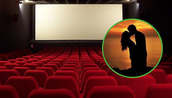 Joven hace locura de amor en cine para reconquistar a su exnovia (FOTO)