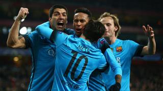 Barcelona vence 2-0 al Arsenal con goles de Lionel Messi