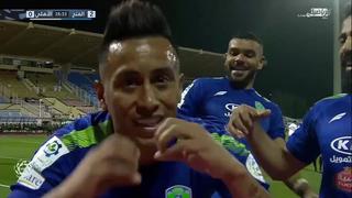 Christian Cueva volvió a convertir un gol: penal del peruano para Al Fateh | VIDEO