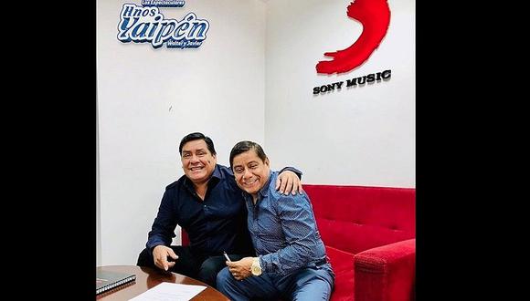 Hermanos Yaipén firma alianza con prestigiosa Sony Music