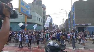 Alianza Lima: fanáticos del club hicieron un banderazo antes del partido contra Cusco FC | VIDEO