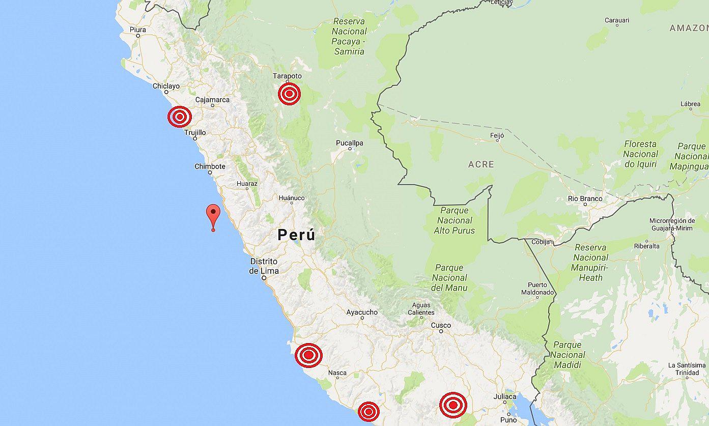 ​Sismos en Perú: cinco temblores remecieron al país en solo 24 horas