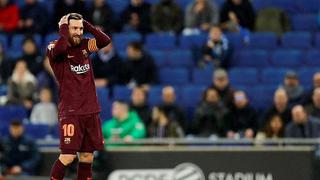​Messi falla penal y Espanyol vence 1-0 al Barcelona en la Copa del Rey